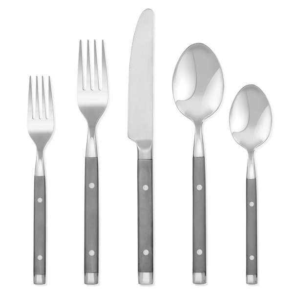 Hampton Stainless Steel Flatware Set Service for 4 & Reviews